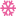 Фавикон: розовая пушистая снежинка