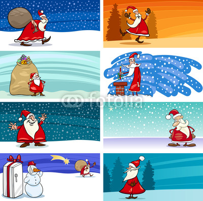Баннеры с Дедом Морозом (9)