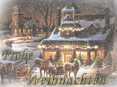 Новогодние открытки с зимними пейзажами (1)